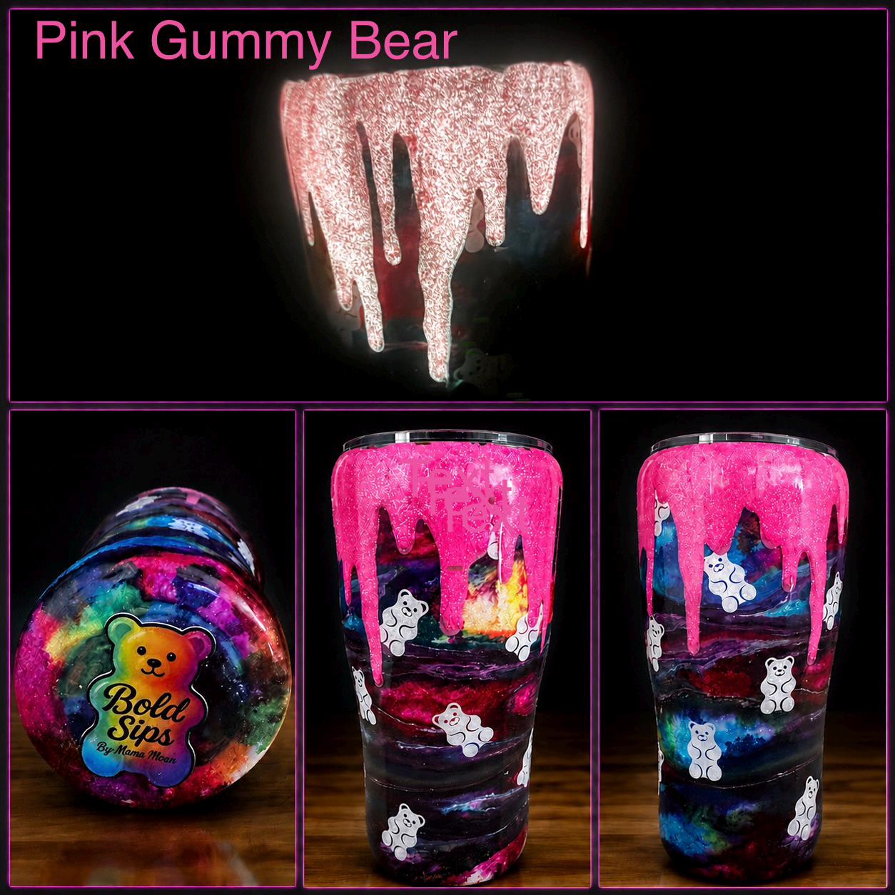 Glow In The Dark Gummy Bear Tumbler