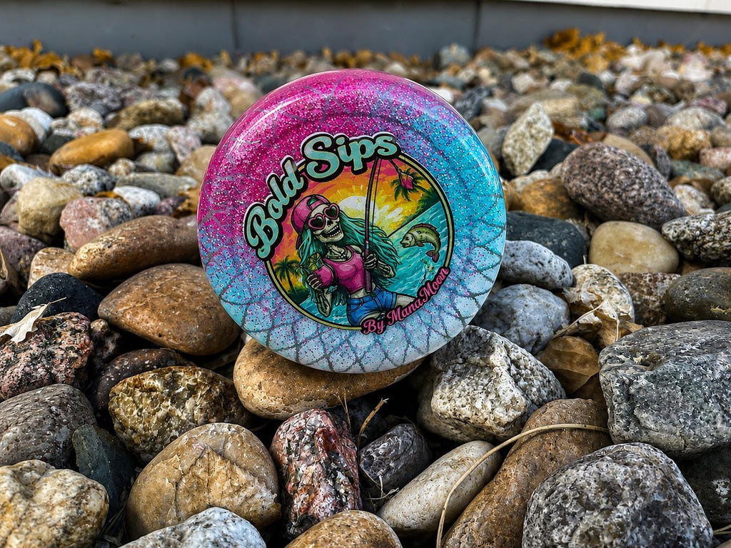 20oz Glitter Trout Tumbler | Handmade Fish Travel Mug, Fishing Gift