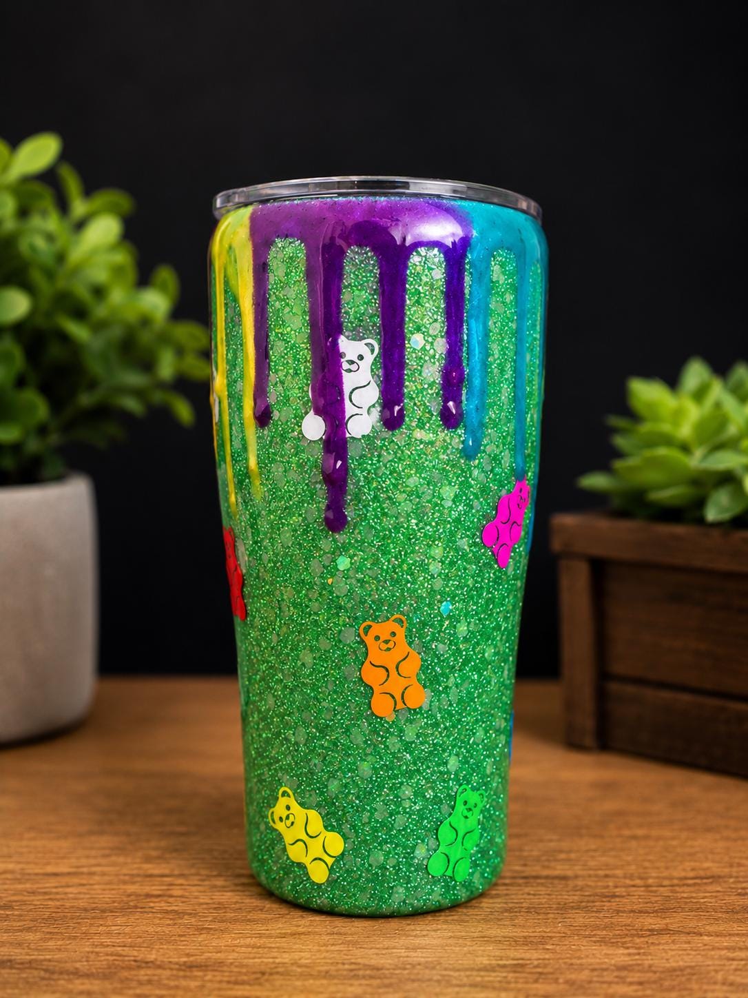 Glow In The Dark Gummy Bear Tumbler