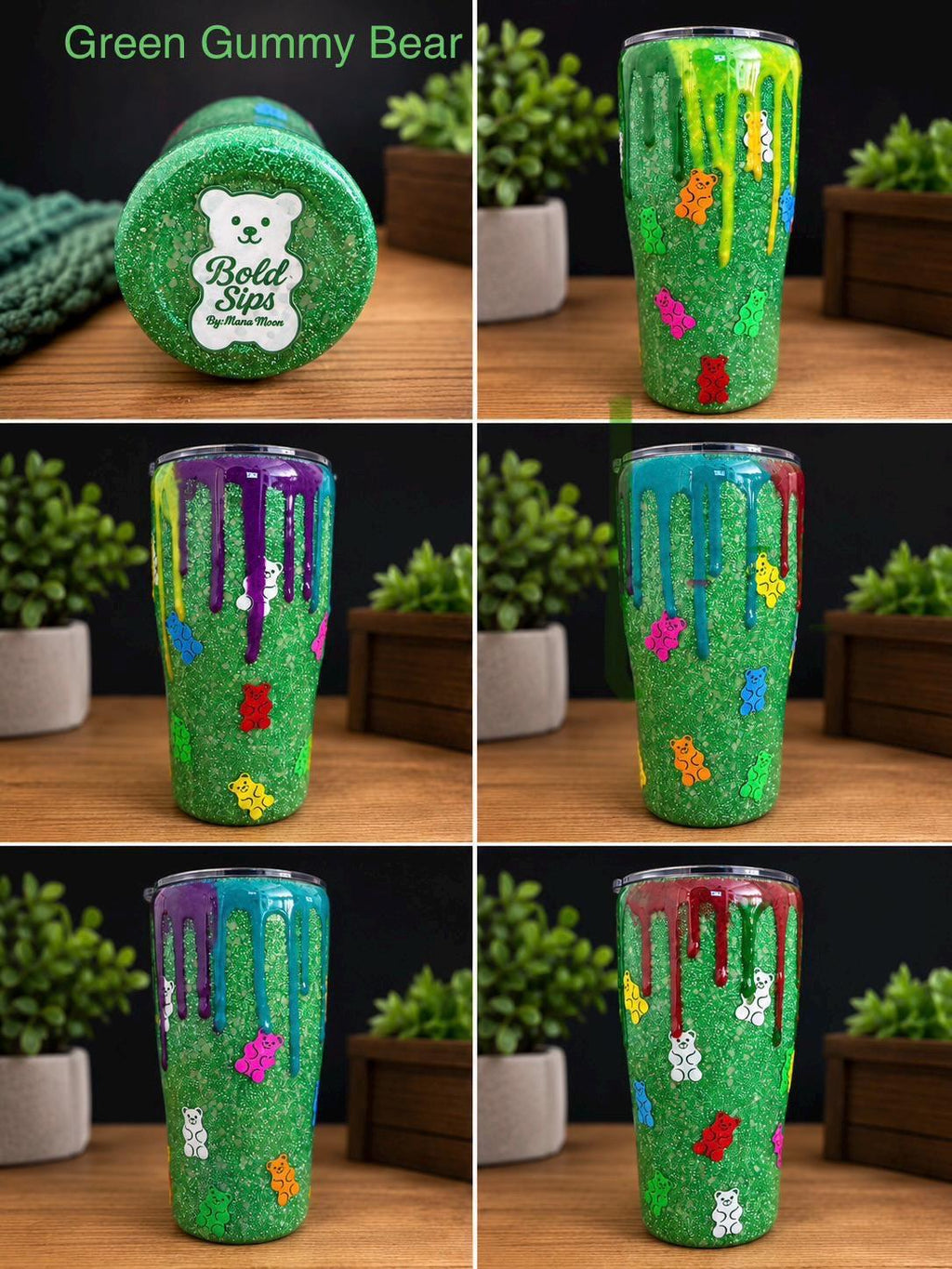 Glow In The Dark Gummy Bear Tumbler