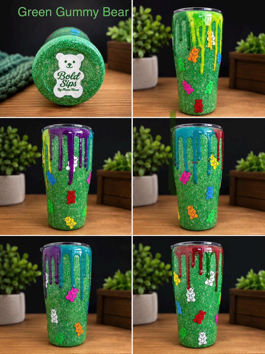 Glow In The Dark Gummy Bear Tumbler