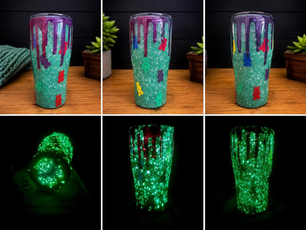Glow In The Dark Gummy Bear Tumbler